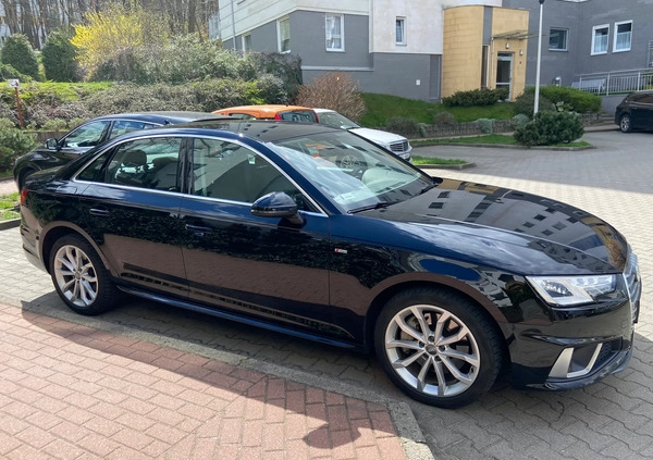 Audi A4 cena 115500 przebieg: 91150, rok produkcji 2019 z Gdynia małe 277